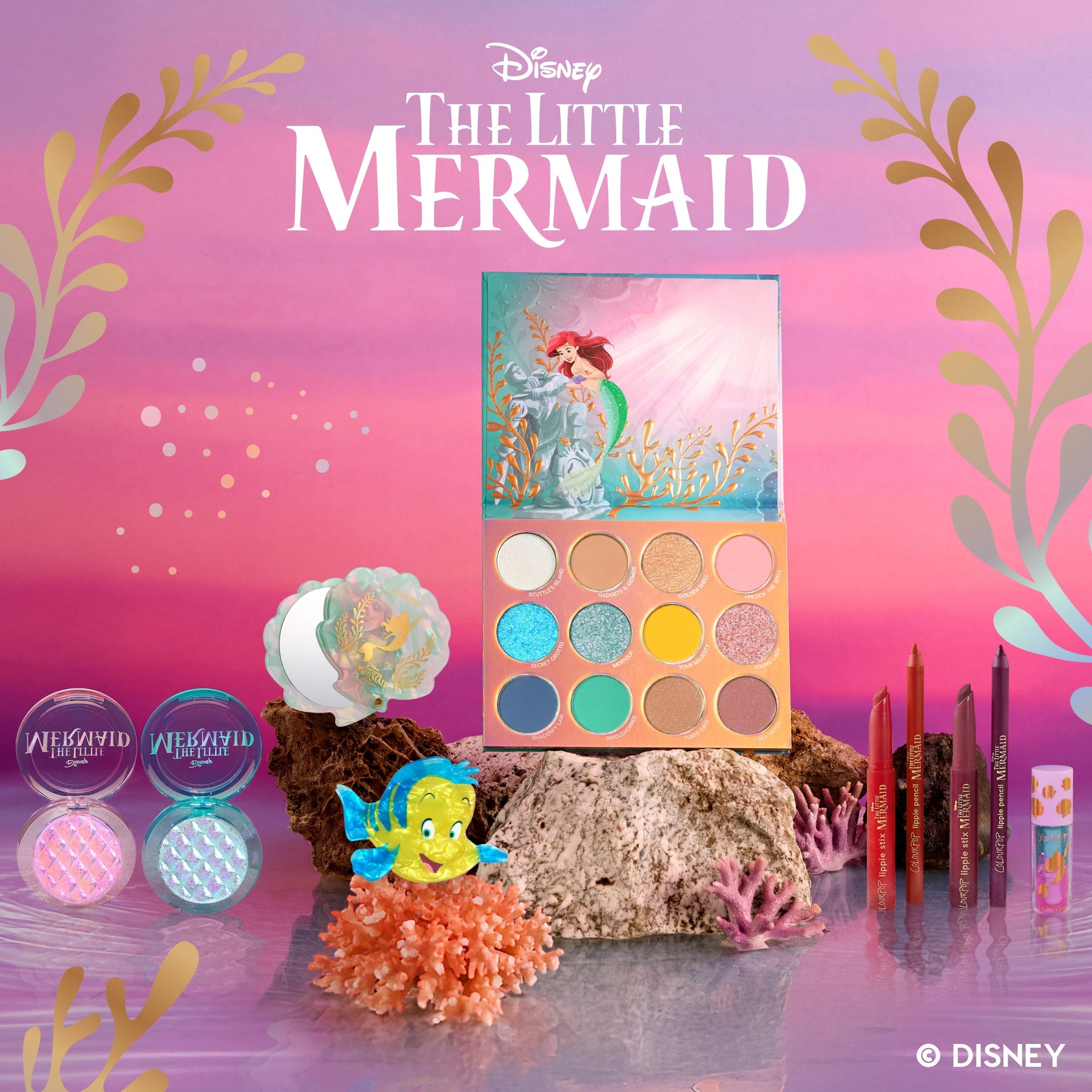 ColourPop and The Little Mermaid - Daily Set